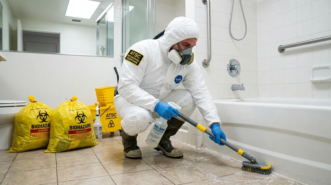 Decontamination equipment deployed for Blood Cleanup in South Highpoint